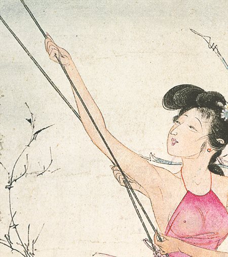 福州-胡也佛的仕女画和最知名的金瓶梅秘戏图